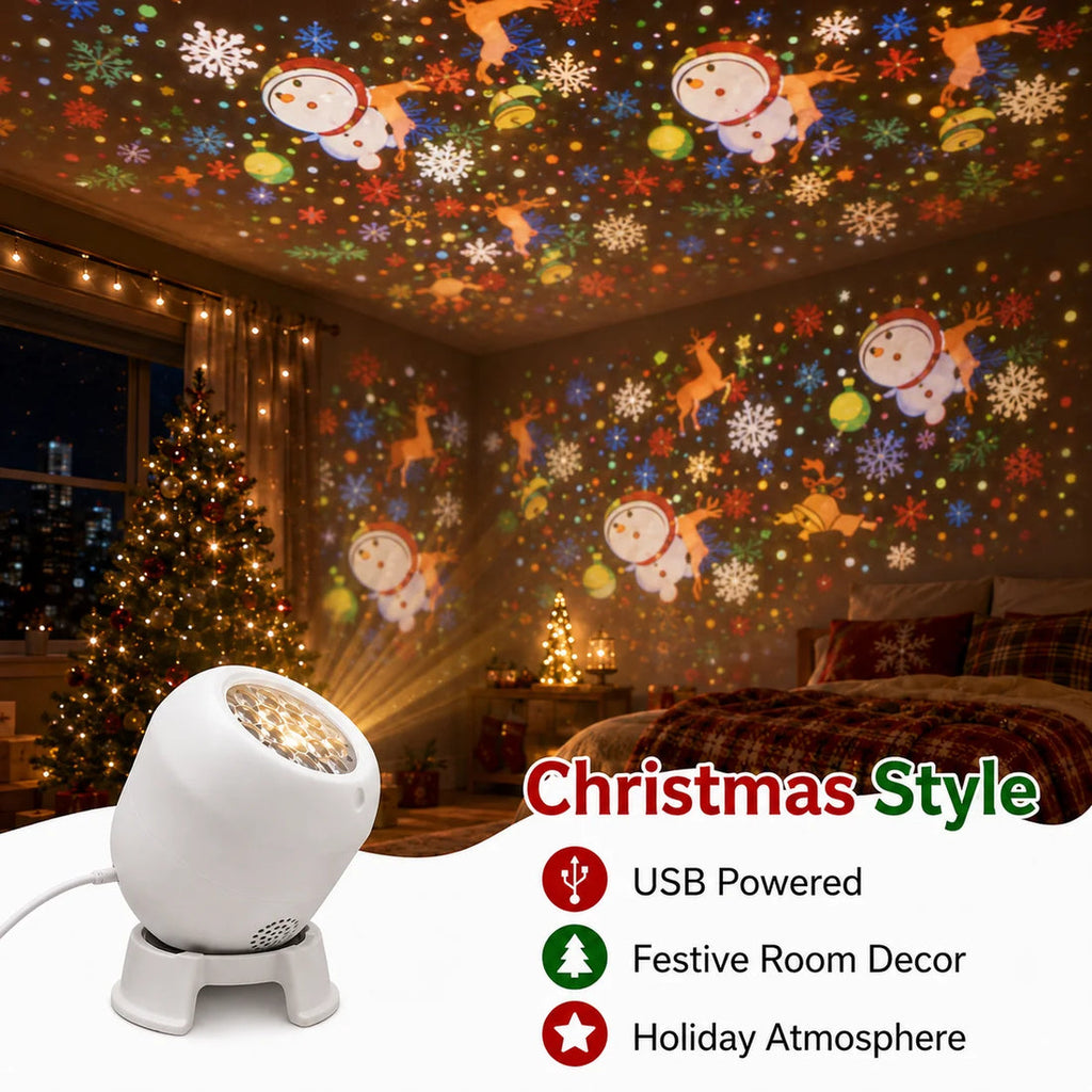 Christmas Snowflake Projector Light