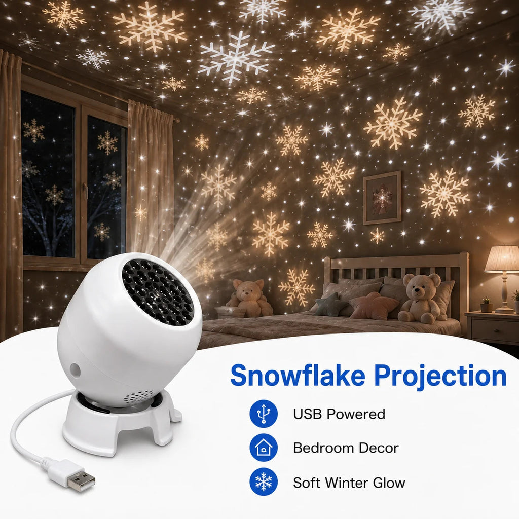 Christmas Snowflake Projector Light