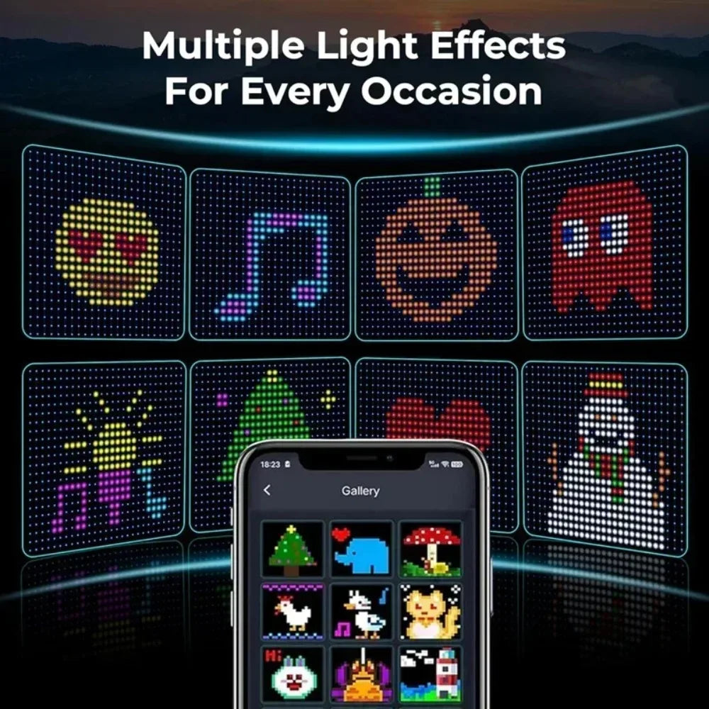 GlowWave Curtain Lights