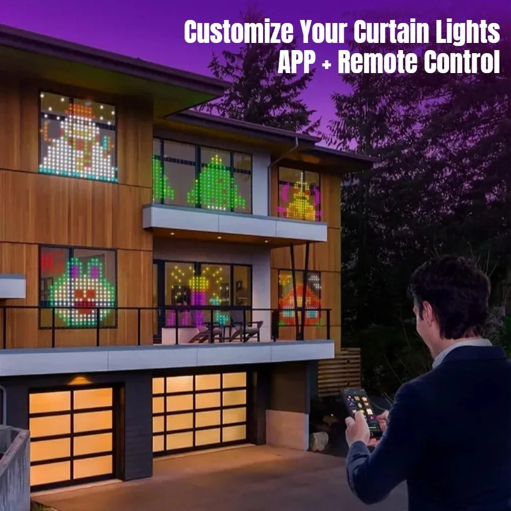 GlowWave Curtain Lights