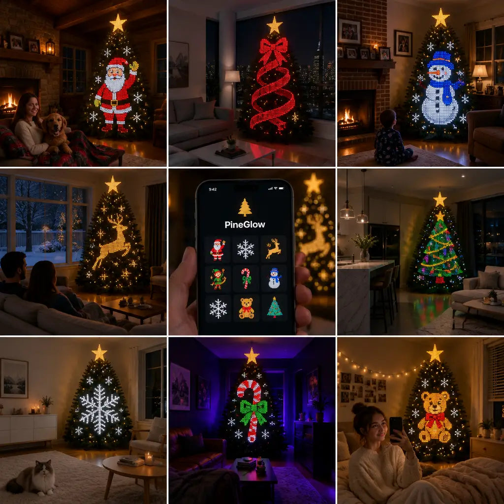 PineGlow Smart Christmas Tree Lights
